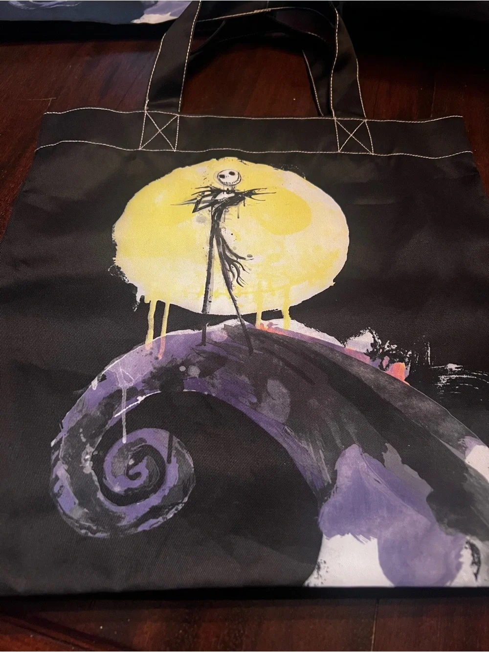 Tim Burton’s Nightmare Before Christmas Canvas Tote Bag is NWT